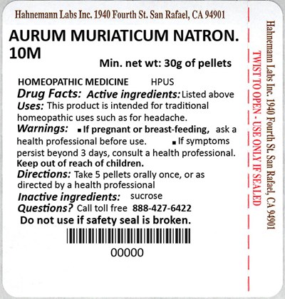 Aurum Muriaticum Natronatum 10M 30g - Aurum Muriaticum Natronatum 10M 30g